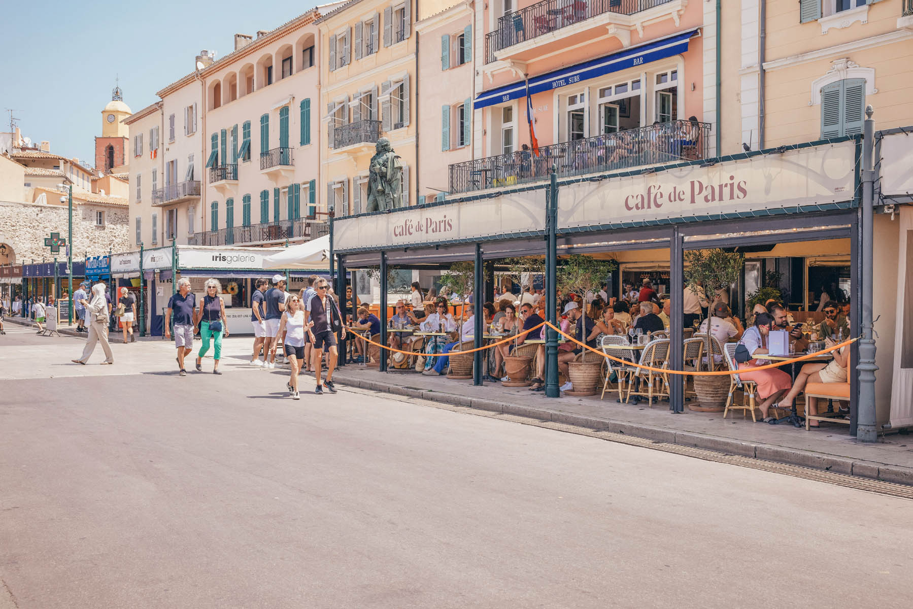 vue-port - Le Café de Paris - Saint-Tropez
